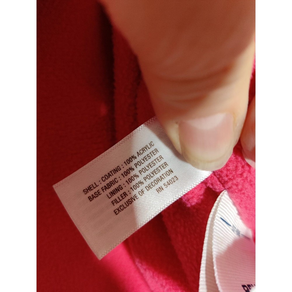 Girls Old Navy Pink With Deer Frost Free Puffer Vest size Large 10-12 Read - Picture 4 of 6